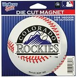 Colorado Rockies - Baseball Logo In/Out Magnet MLB Pro Baseball