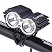 SecurityIng Waterproof 2800 Lumens XM-L U2 LED Bicycle Light 4 Modes Super Bright Lighting Lamp Bike Lamp Headlight with 8.4V Rechargeable Battery Pack and Charger for Camping, Cycling, Hiking, Riding
