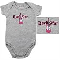 Baby-Says Bodysuit - Rock Star, 0-3 months
