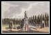 Carl Benjamin Schwarz (Leipzig, Esplanade with the statue of Prince Elector Friedrich August III) Framed Art Poster Print - 11 X 17