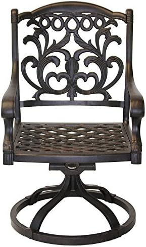 Heritage Outdoor Living Flamingo Cast Aluminum Swivel Rocker - Set of 6 - Antique Bronze