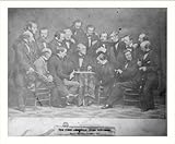 IMAGE OF Historic Print (M): [First American Chess Congress held in New York City, November 1857]