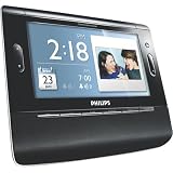 Philips USA AJL308 Clock Radio with 7-Inch TFT LCD Color Display and USB/SD  Card Slot