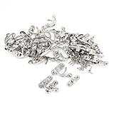 uxcell ボックスラッチ　アンティーク ボックス 右側のラッチ ウッド ボックス 装飾 シルバートーン ２０個 ネジ