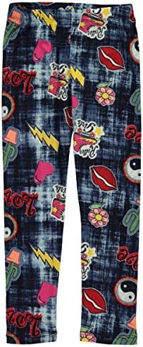 1st Kiss Little Girls' "Roller Girl" Leggings - navy/multi, 6x