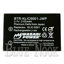 Sanyo Xacti DMX-HD1010, Xacti VPC-HD1000, and Xacti VPC-HD1010 Battery (Premium Japanese Cells, 2100 mAh, 5-YR Warranty) (by Wasabi Power&reg;)