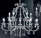 16 Light Italian Crystal Chandelier