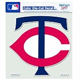 MLB Minnesota Twins 8-by-8 Inch Diecut Colored Decal