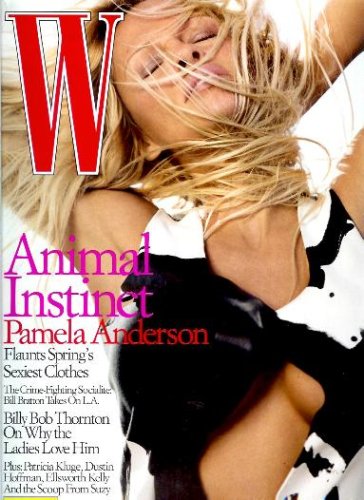W Magazine - May 2003 - Pamela Anderson Cover (Volume 32 Issue 5)