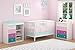 Cosco Kids Furniture Kaleidoscope 4 Drawer Dresser, Whimsy/White Stipple