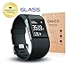 QIBOX Premium HD Clear Tempered Glass Screen Protector for for Fitbit Surge Fitness Superwatch 9H Hardness Multi-layer Explosion-proof and Anti-Bubble Screen Guard