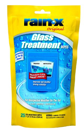 Rain-X 5077367 Glass Treatment Wipes