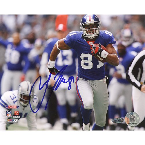 Steiner Sports NFL Amani Toomer Touchdown Run Vs Cowboys Autographed 8-by-10-Inch Photograph