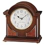 Seiko Mantel Chime Clock Brown Wooden Case #QXJ012BLH
