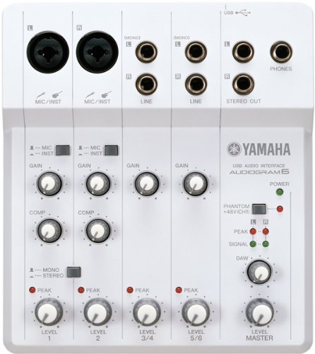 Childrens Toyshop  Musical Instruments : Yamaha Audiogram6 - USB Audio Interface (Mac and Windows)