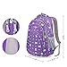 Vbiger Girl's & Boy's Backpack for Middle School Cute Bookbag Outdoor Daypack (Purple(bunny))