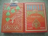 Hoyle Orange Green Poker Size Playing Cards