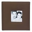 Fashion Fabric 200-Pocket Album - Brown