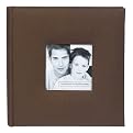 Fashion Fabric 200-Pocket Album - Brown