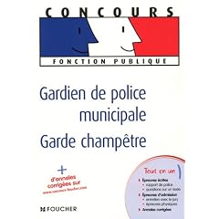 Gardien de police municipale, Garde champ�tre