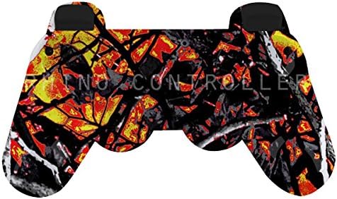 Custom PS3 controller Wireless Glossy WTP-625-Wildfire-Camouflage Custom Painted