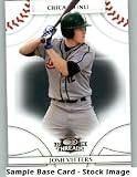 2008 Donruss Threads Baseball Card - Josh Vitters Chicago Cubs Mint Condition - Shipped In Protective ScrewDown Display Case!