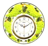 GREEN GRAPES 3-Dimensional 12 Wall Grape Clock BRAND NEW!
