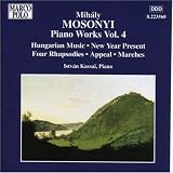 Mosonyi - Piano Works, Vol 4