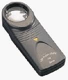 Electronics : GX Optical Opticron 57520 LED Illuminated Hand Magnifier, 21mm Diameter, 15X Magnification, Highest Quality, Glass lens with plastic frame and handle