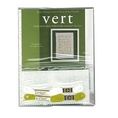 Vert : Broderie traditionnelle et au point de croix
