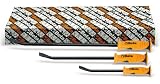 Beta 965/S3 Set of 3 Pry Bars with Flat Curved Ends in A Box