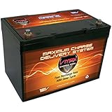 Vmaxtanks MR107 12V 85AH Marine AGM SLA Deep Cycle Battery ideal for boats and 30lb-55lb thrust Minn Kota, Newport Vessels, Cobra, Sevylor and other trolling motors. BCI Group 24