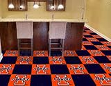 Illinois Fighting Illini 18 x 18 Carpet Tiles (Box of 20)