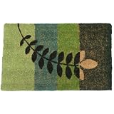 Verdi Rubber Home Doormat - 18 x 30 Decorative Front Door Mat