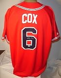 Bobby Cox Autographed/Hand Signed Atlanta Braves Red Baseball Jersey