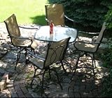 5pc Outdoor Patio Furniture Set: Bar Height