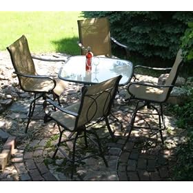 5pc Outdoor Patio Furniture Set: Bar Height by Ewins