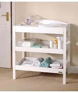 East Coast Nursery Clara Dresser and Change pad - White
