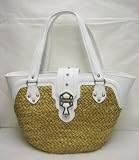 Michael By Kors Santorini L Shopper Bag White Patent