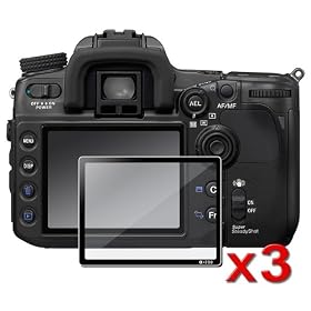 Everydaysource [3 Pack Valued Combo] - For SONY Alpha DSLR A700 LCD Screen Protector Glass