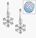 Avon Shimmering Snowflake Earrings in Snowflake Box