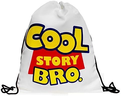 Flora Mcqueen Women's Drawstring Bag Backpack Sack Made of Polyester 15"x11" Cool story bro (1)