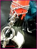 MAD DOG ROCKERS パンク☆ロック系チョーカー：スター・アイボルト・ ボールチェーンネックレス 黒(ブラック)【MADE IN JAPAN(日本製)】