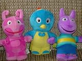 Set of 3 Nick Jr. Backyardigans Plush Dolls Austin Uniqua & Pablo New