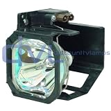Electrified 915P043010 Replacement Lamp with Housing for Mitsubishi Televisions