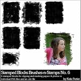 Photoshop Brushes - Stamped Blocks No. 06 Brushes and Stamps