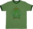 DC Comics Aquaman Vintage Green T-Shirt Tee