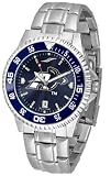 University of Akron Zips Men's Stainless Steel Dress Watch