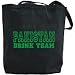 Canvas Tote Bag Black  Drink Team Pakistan  Country