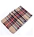 Moxeay Womens Blanket Oversized Tartan Scarf Wrap Shawl Cozy Checked Pashmina (M820)